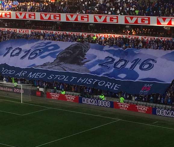 On était à la finale de la Coupe de Norvège