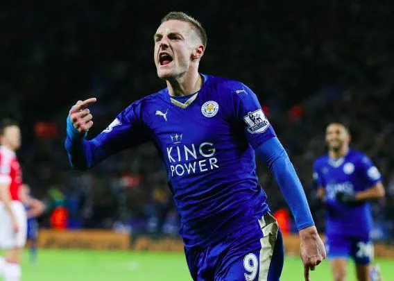 Un point pour Leicester, un record pour Vardy