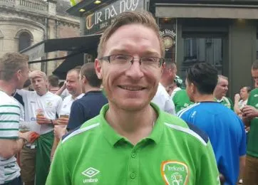 Un Irlandais a pédalé jusqu&rsquo;en France pour assister à l&rsquo;Euro
