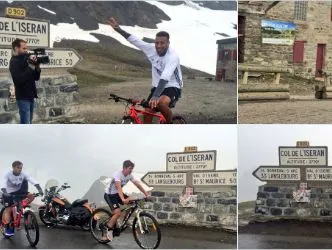 Les Lyonnais ont monté le col de l’Iseran