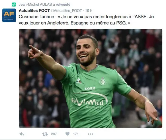 Quand Tannane fait marrer Jean-Michel Aulas