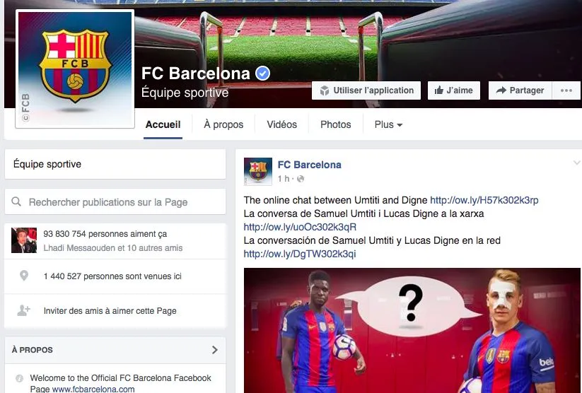Barça-Real, un duel aussi sur les réseaux sociaux