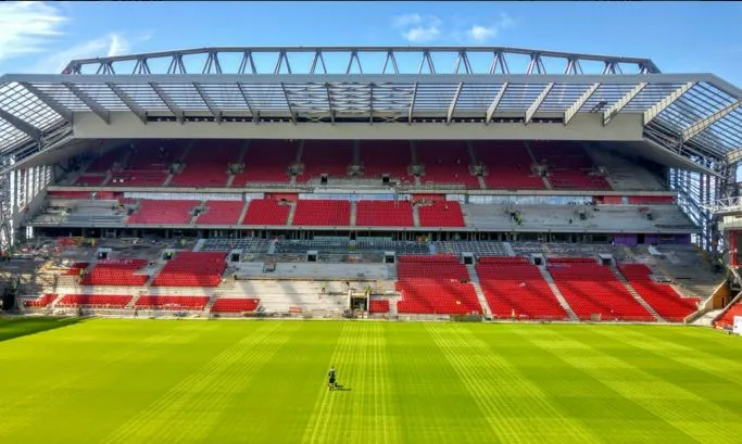 L&rsquo;agrandissement d&rsquo;Anfield bientôt terminé