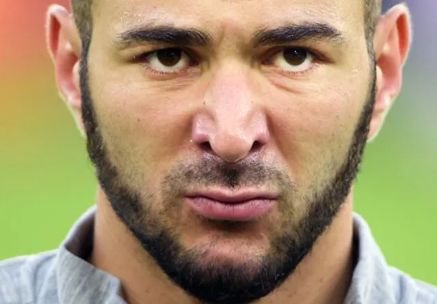 Benzema montre ses muscles