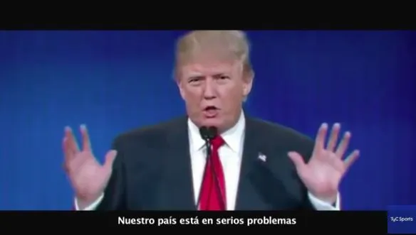 «<span style="font-size:50%">&nbsp;</span>Trump<span style="font-size:50%">&nbsp;</span>», la publicité argentine pour la Copa América
