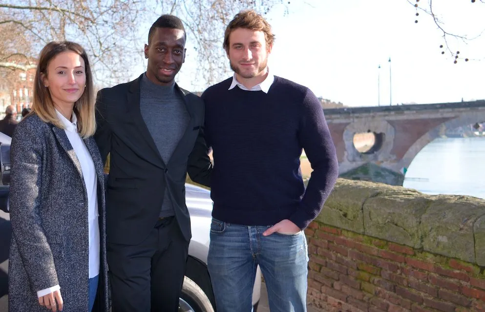 Tristan M&rsquo;Bongo, attaquant de Luzenac en 2014, chauffeur VTC en 2016