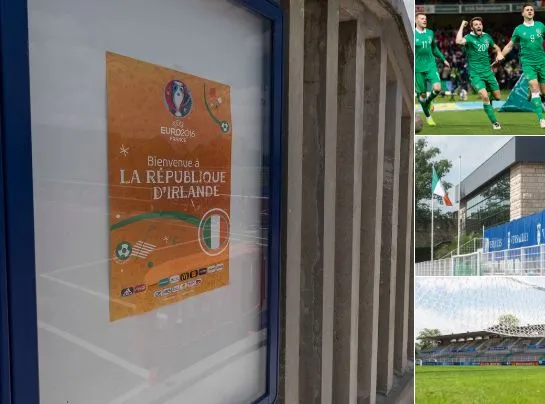 Les Irlandais posent leurs bagages à Versailles