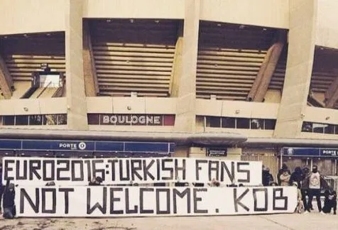 Les Turcs ne sont pas les bienvenus pour le Kop of Boulogne