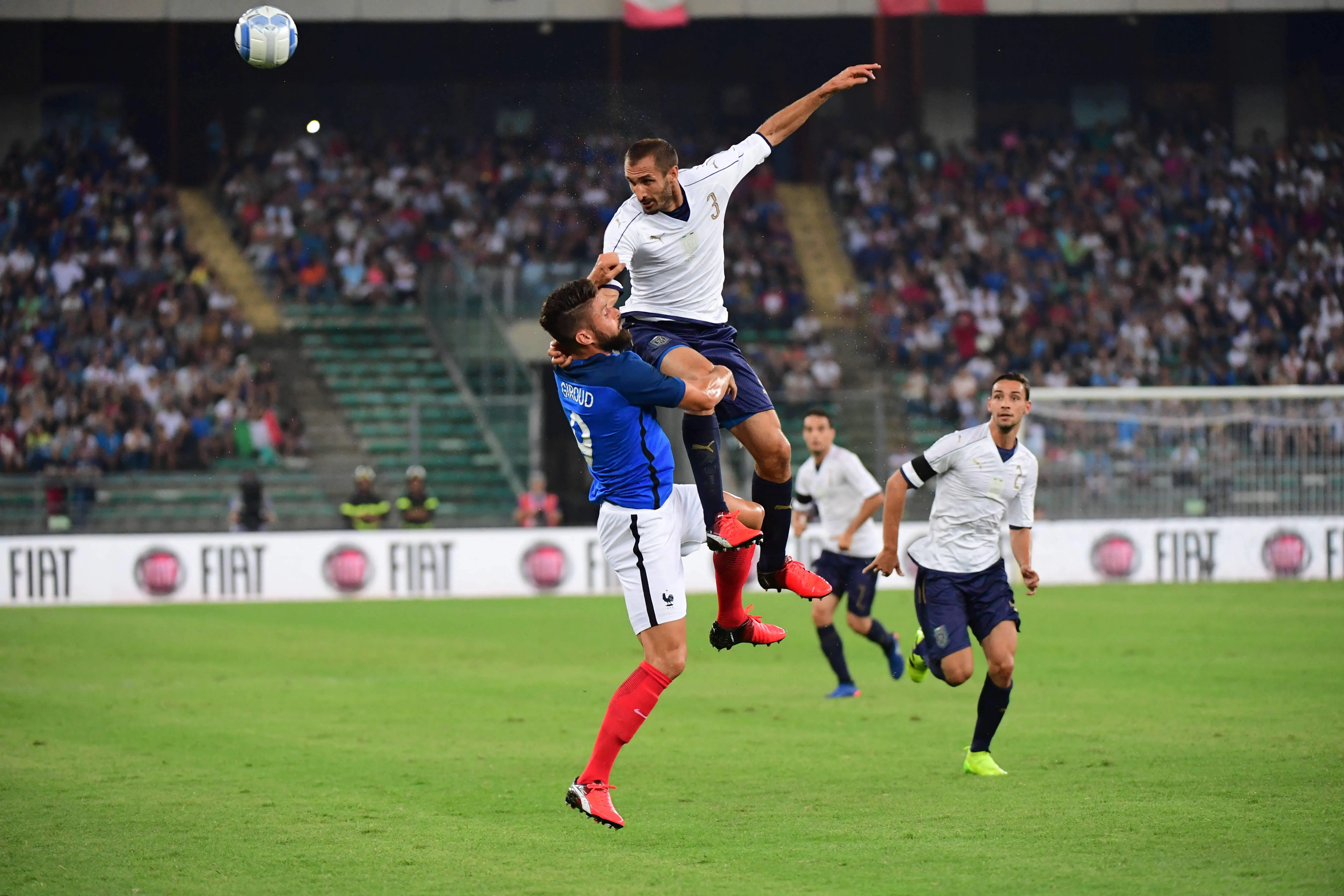 Les notes de l&rsquo;Italie face à la France