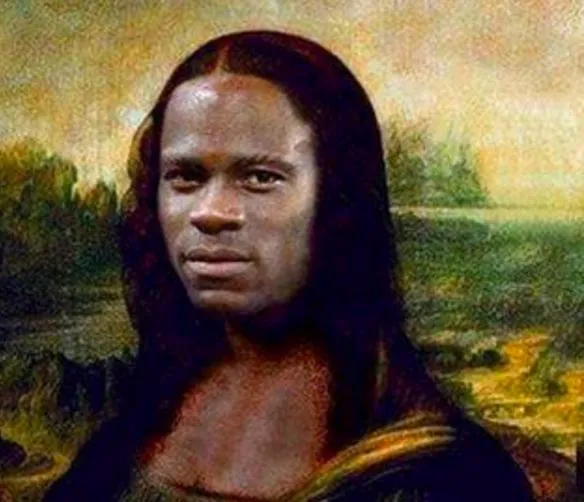 Balotelli se prend pour Mona Lisa
