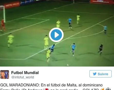 À Malte, un but après une course de 70 mètres