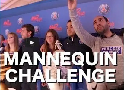 L’impressionnant mannequin challenge du PSG