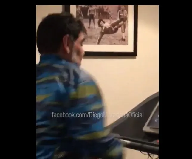 Quand Maradona s&rsquo;entraîne en musique