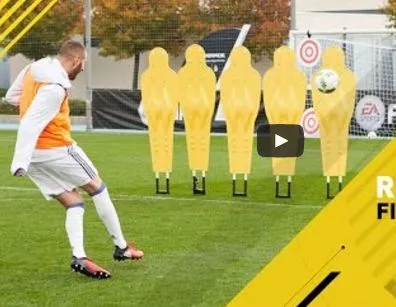 Les joueurs du Real s&rsquo;entraînent comme sur FIFA