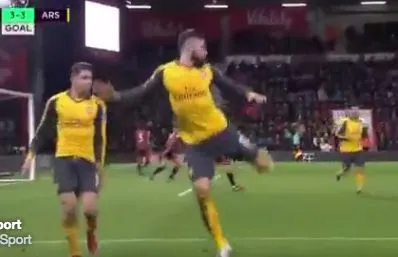 La célébration d&rsquo;Olivier Giroud