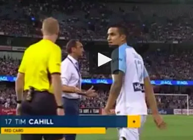 Tim Cahill exclu avant même de rentrer sur le terrain