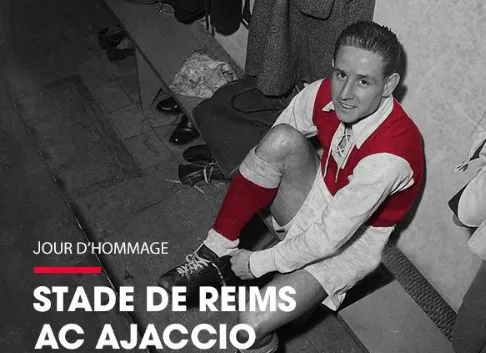 L&rsquo;hommage du Stade de Reims à Raymond Kopa