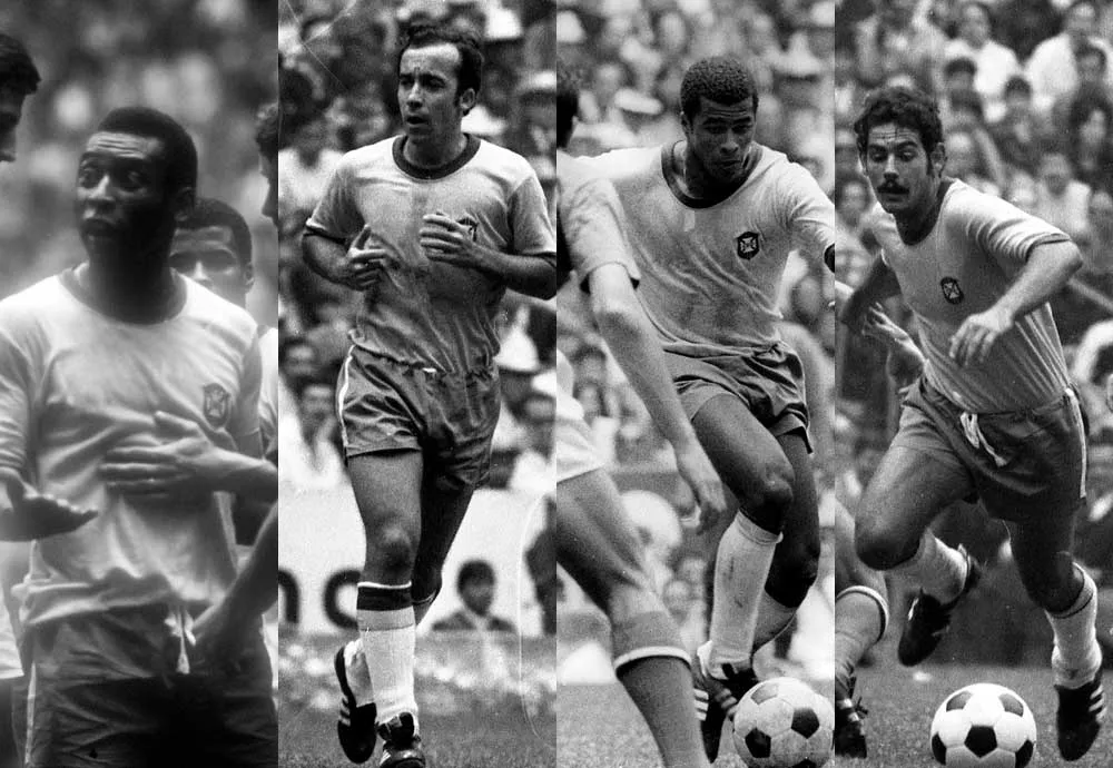 Les plus belles dream teams de l’histoire du foot – Brésil 70