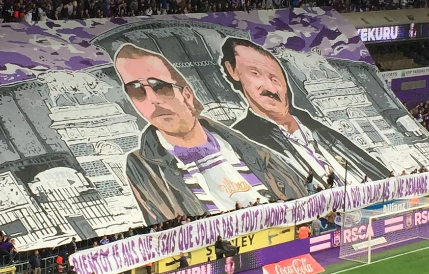 Le tifo «<span style="font-size:50%">&nbsp;</span>Dikkenek<span style="font-size:50%">&nbsp;</span>» des ultras d&rsquo;Anderlecht