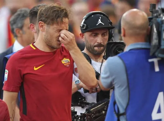 Les adieux de Totti en images