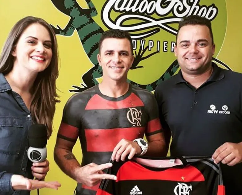 Un fan de Flamengo a (vraiment) son club dans la peau