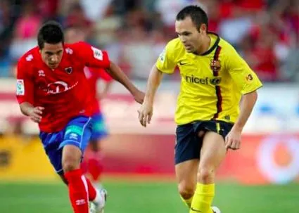 La photo trop intime de Numancia sur Iniesta