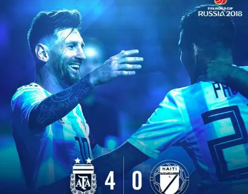 L’Argentine facile face à Haïti