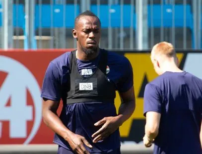 Usain Bolt s&rsquo;est entraîné avec Strømsgodset