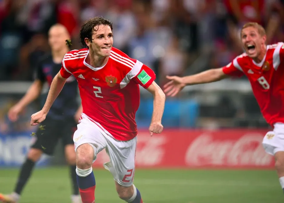 Les notes de la Russie face à la Croatie