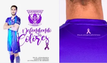 Leganés portera un maillot contre la violence de genre face au Barça