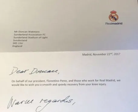 Sunderland : Watmore a reçu une lettre du Real Madrid