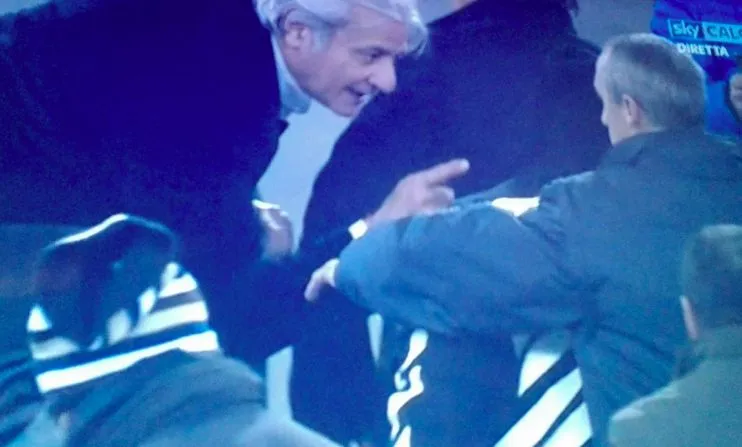 Un tifoso de la Roma s&rsquo;en prend à Nainggolan en tribunes