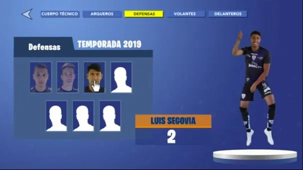 Une équipe équatorienne dévoile son effectif à la façon de Fortnite