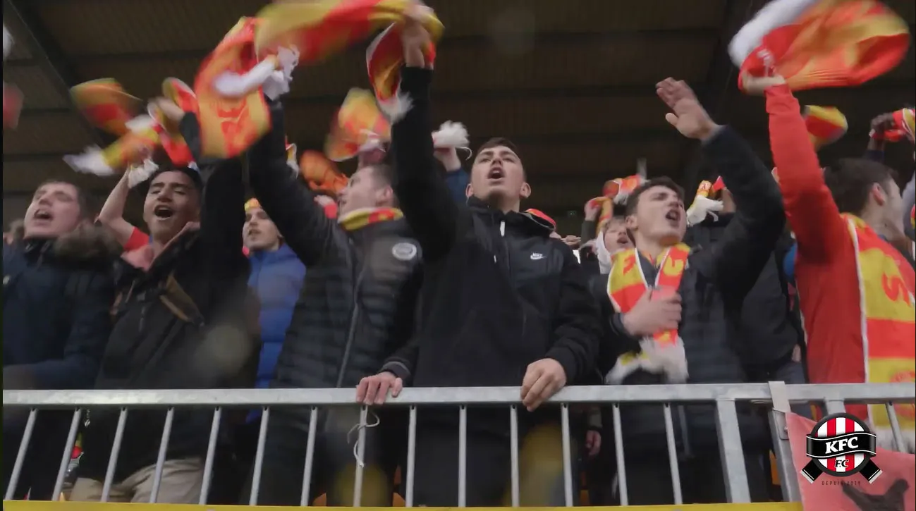 En tribunes avec le nouveau kop de l&rsquo;AS Vitré