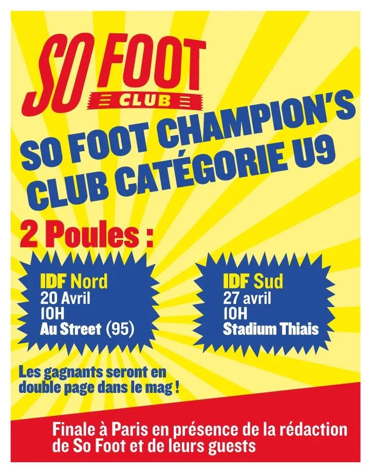 Participez à notre tournoi de foot U9 !