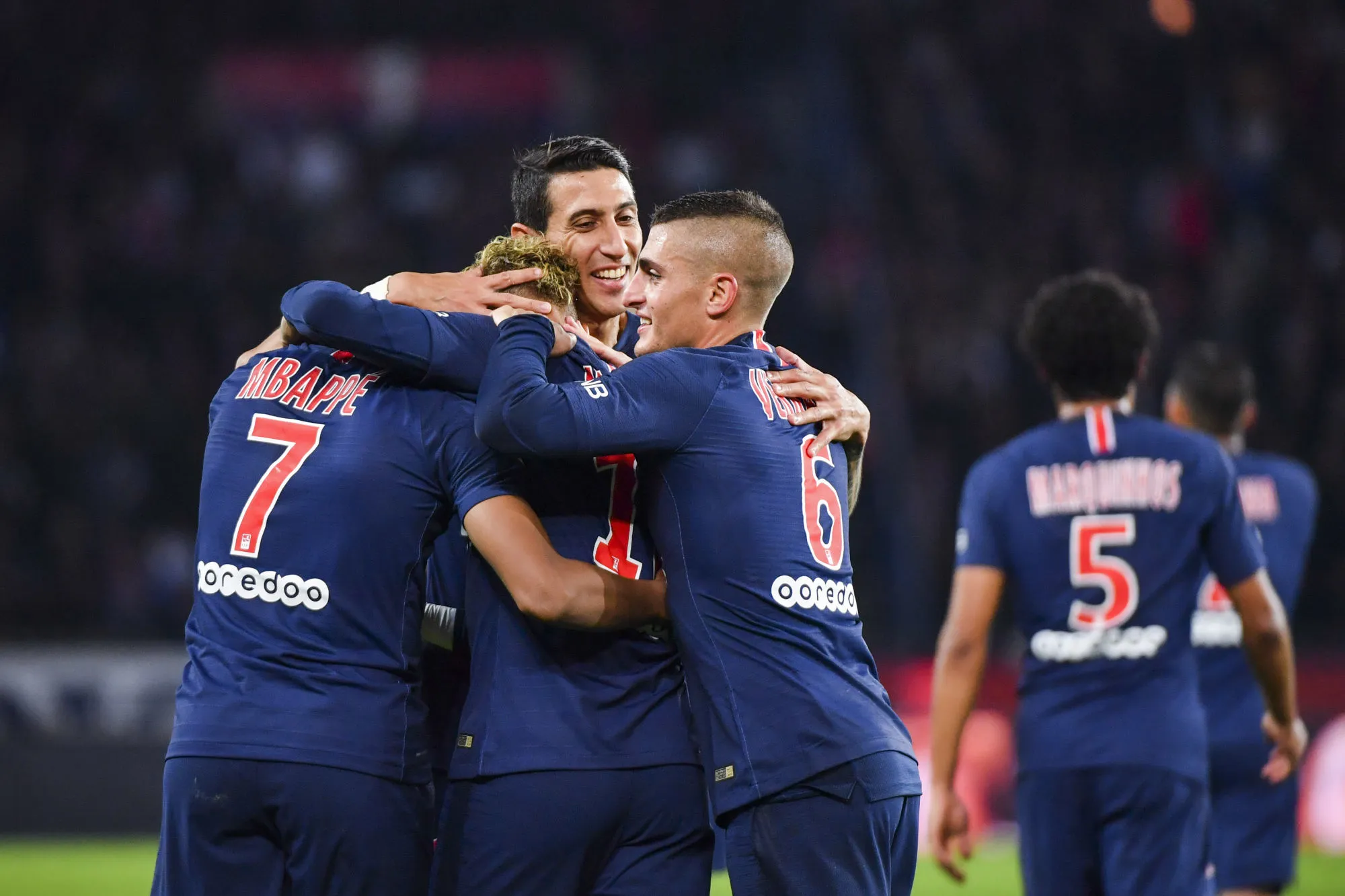 Les cinq hommes du titre 2019 du PSG