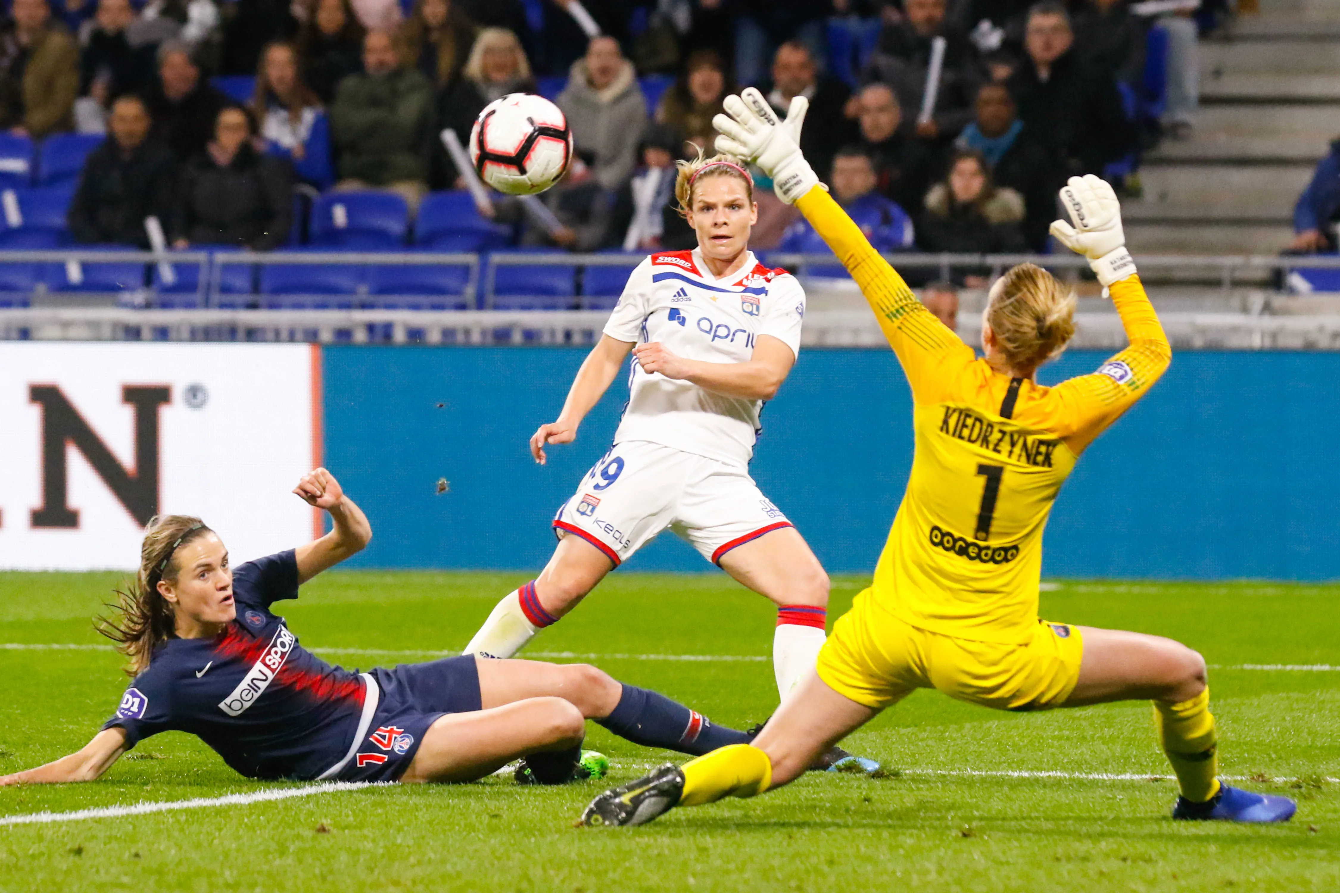 L&rsquo;OL féminin écrabouille le PSG dans la «<span style="font-size:50%">&nbsp;</span>finale<span style="font-size:50%">&nbsp;</span>» de D1
