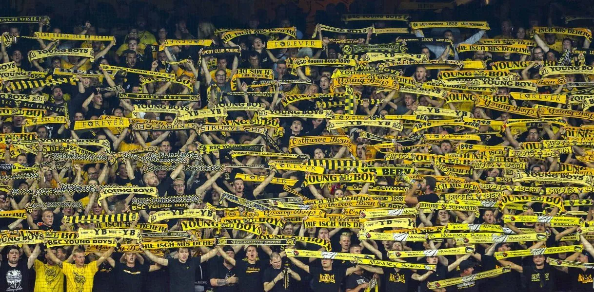 La manifestation des ultras des Young Boys contre l&rsquo;e-sport