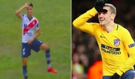 Un Péruvien imite la célébration de Griezmann et prend un jaune