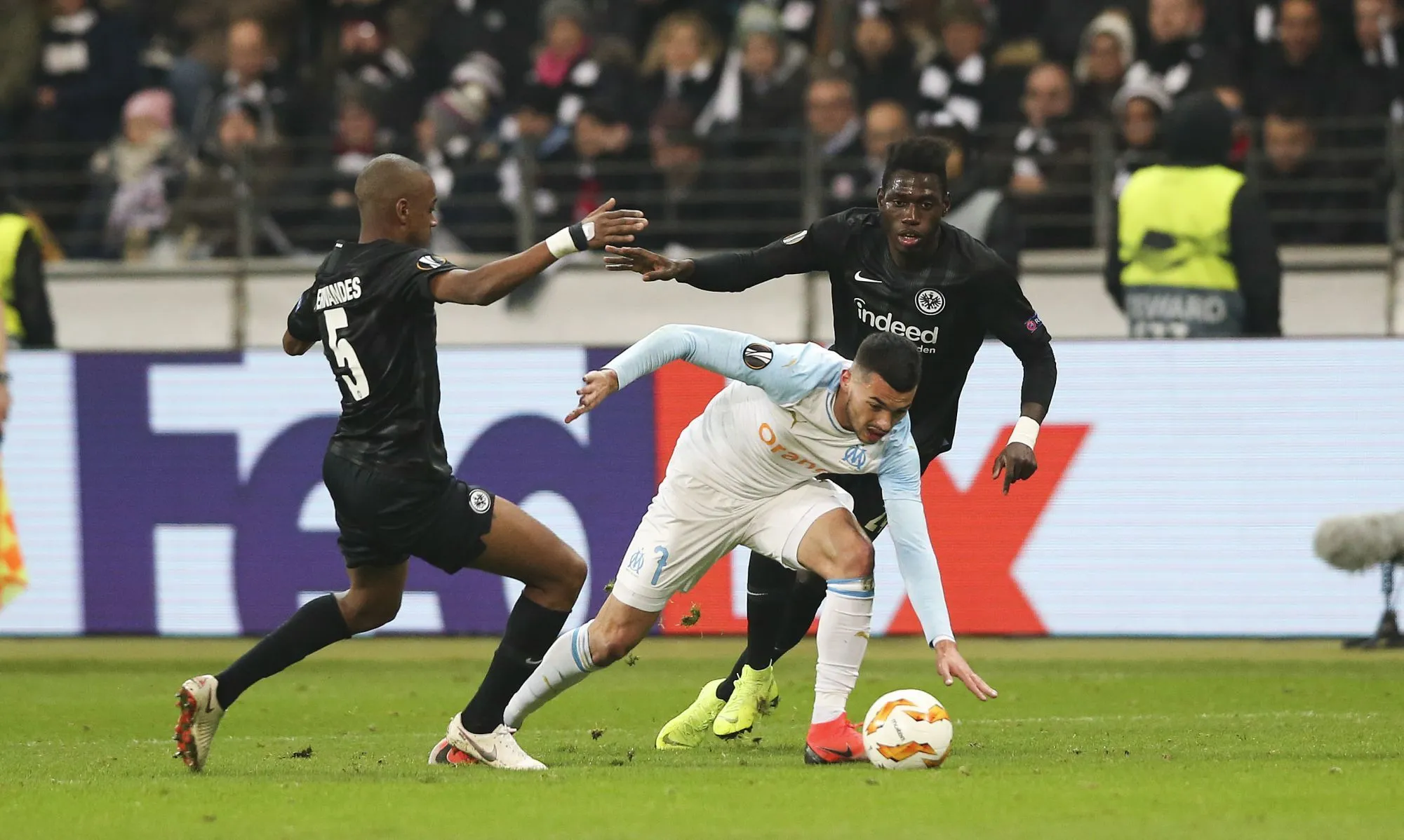 L&rsquo;OM souillé à Francfort