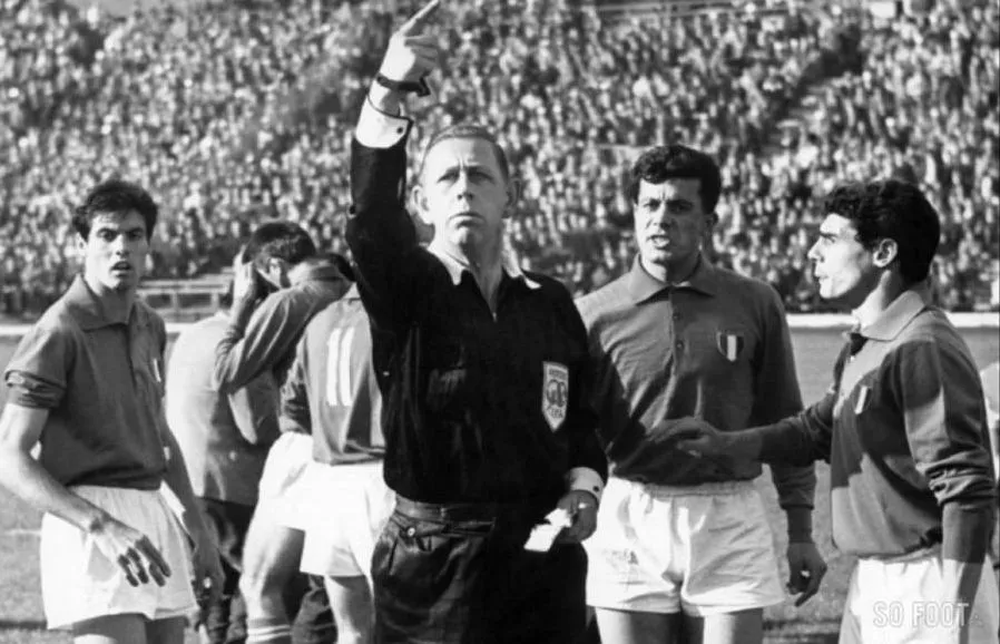 Ken Aston, father of cartons