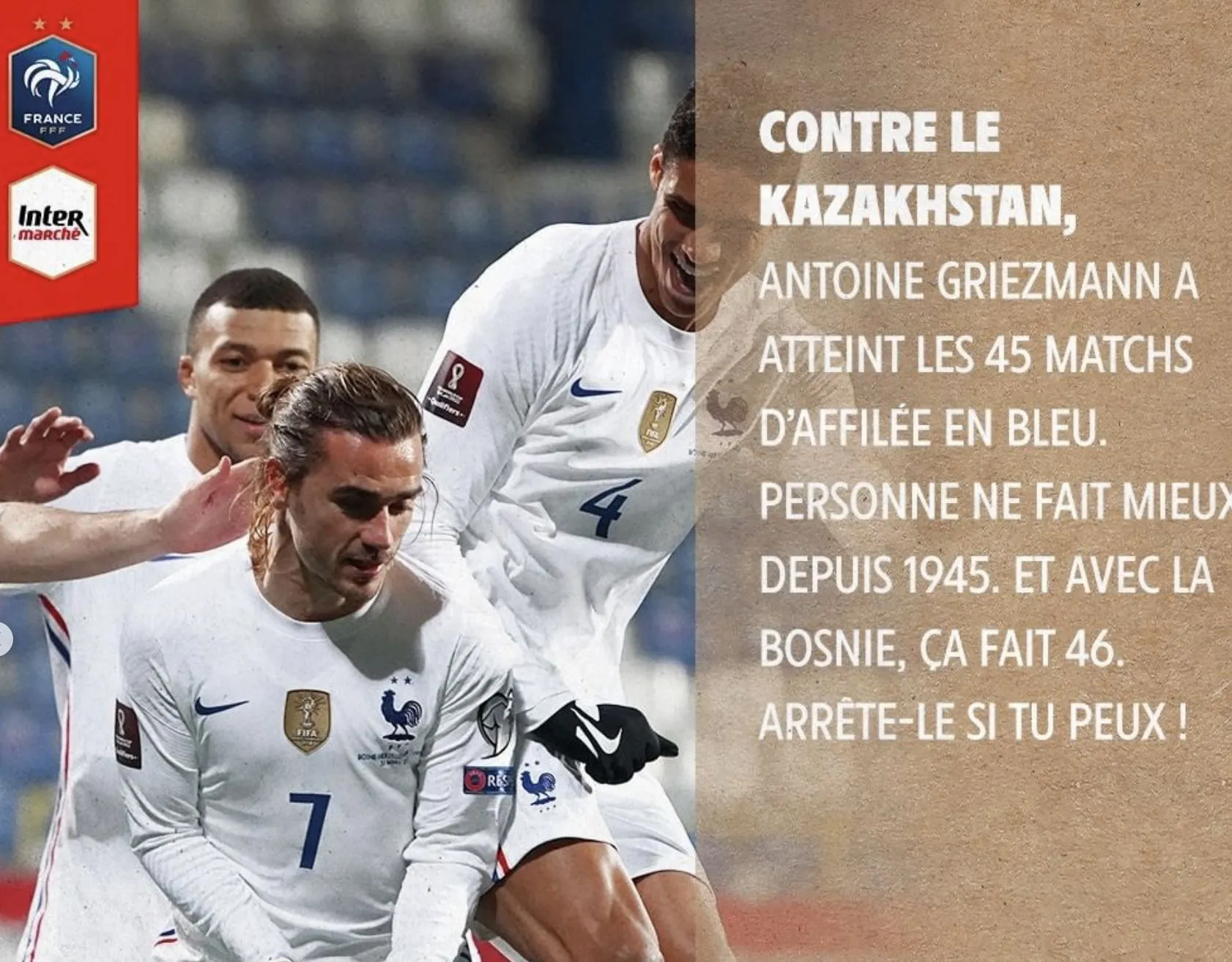 Les 8 enseignements des matchs des Bleus (via Instagram)