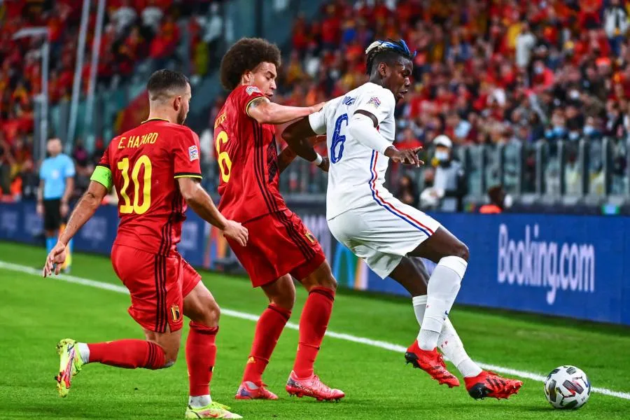 Les notes de la France contre la Belgique