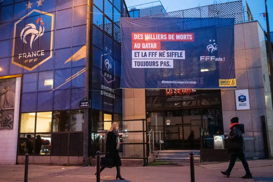 Amnesty interpelle la FFF sur le Mondial au Qatar : «<span style="font-size:50%"> </span>Pour l’instant, c’est silence radio<span style="font-size:50%"> </span>»