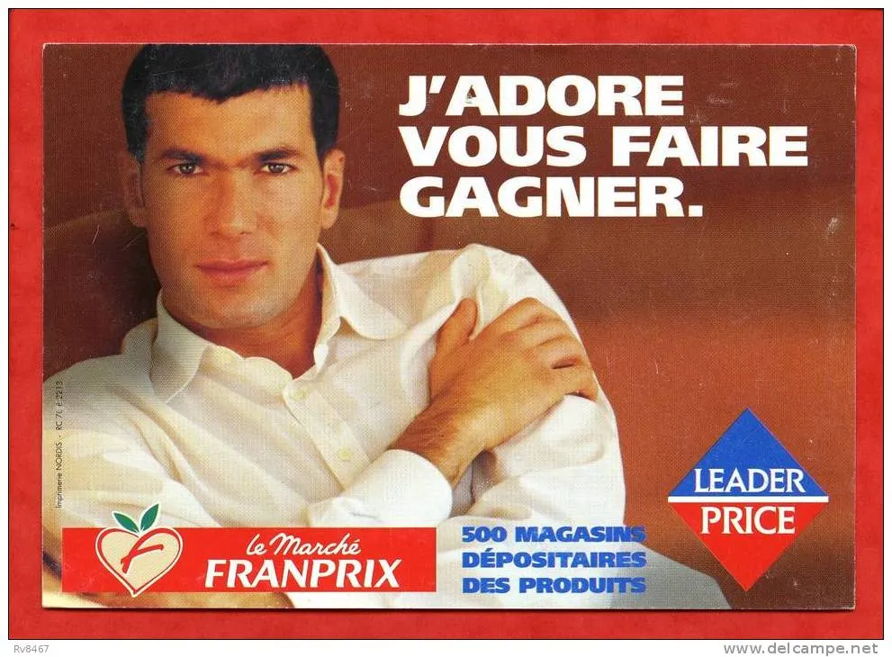 La véritable histoire de la publicité Leader Price avec Zinédine Zidane