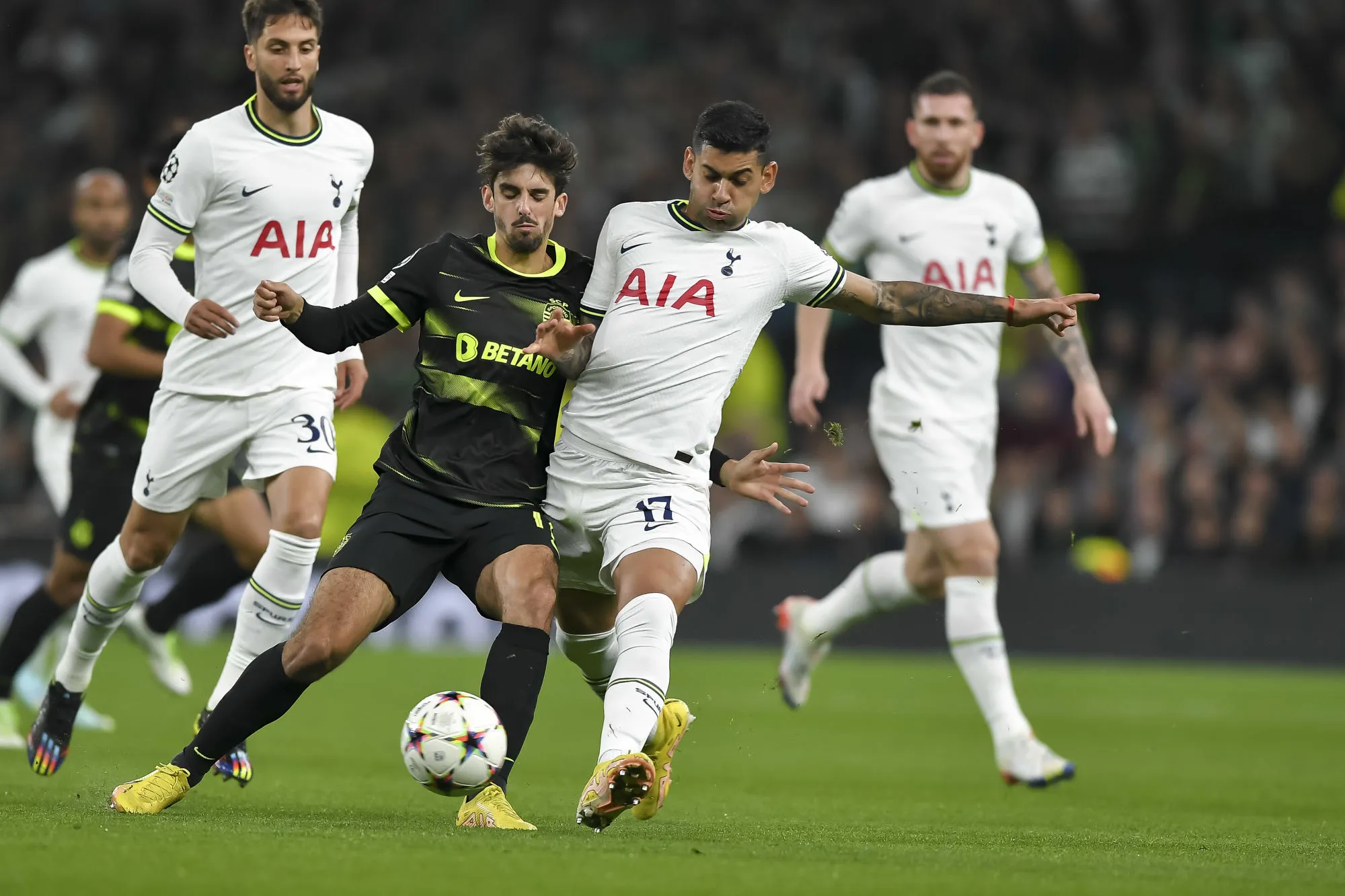 Tottenham arrache le nul face au Sporting