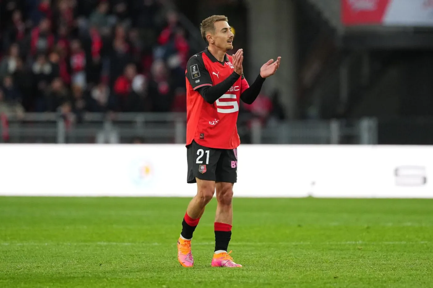 Le discours de Valentin Rongier devant les ultras après Rennes-Nice