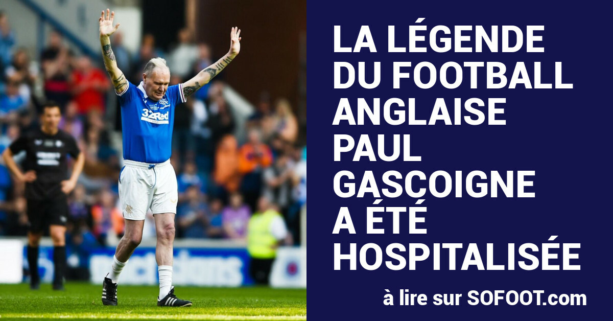 Chaussure de football signée Paul Gascoigne - France